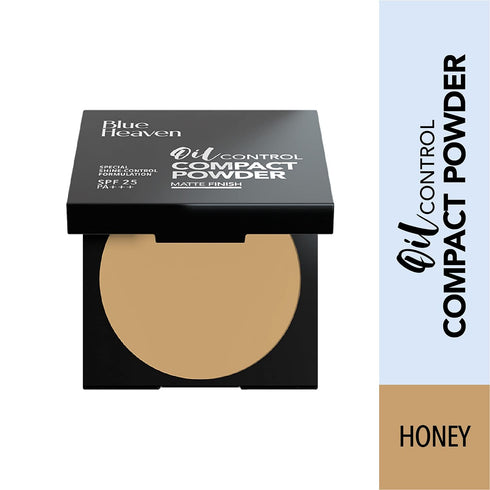 Blue Heaven Oil Control Compact Powder Matte Finish SPF 25 PA+++ Honey